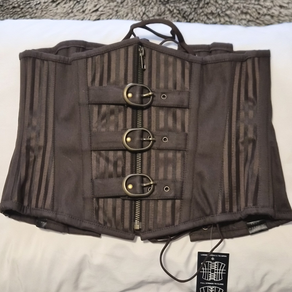 Brown Steampunk Underbust Corset(24")